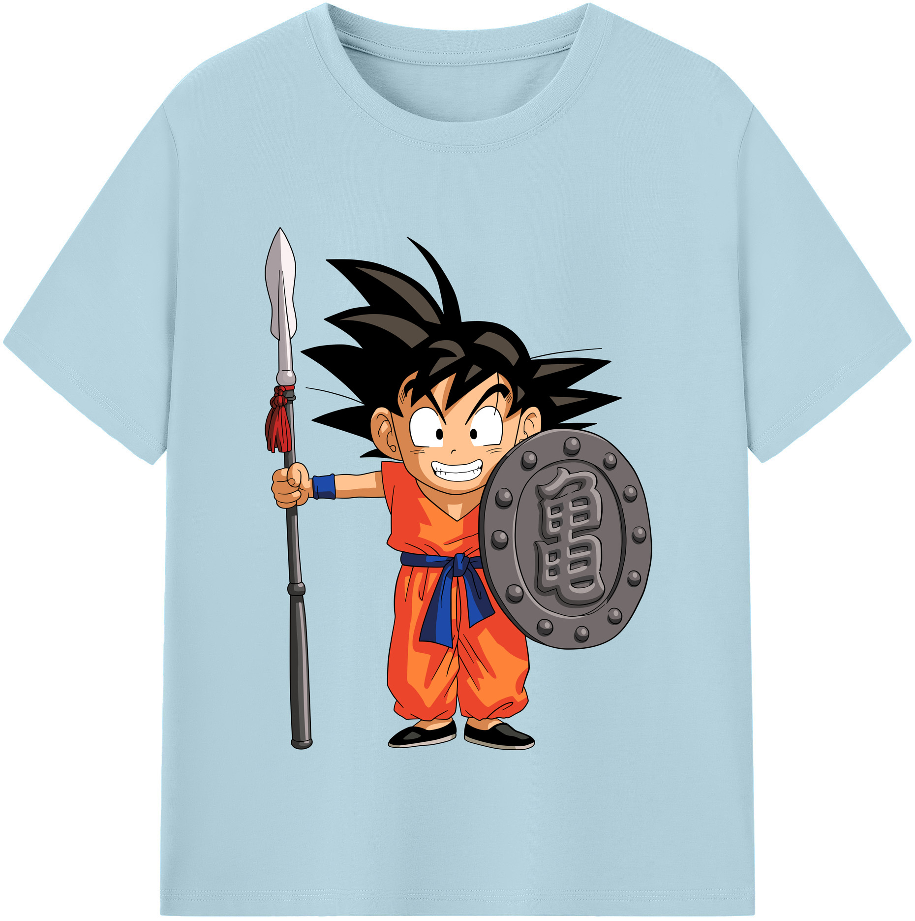 （画像用） ドラゴンボール 孫悟空（そん ごくう）Son Goku カカロット DRAGON BALL Kakarotto 綿100％半袖Tシャツ（フロントプリント）